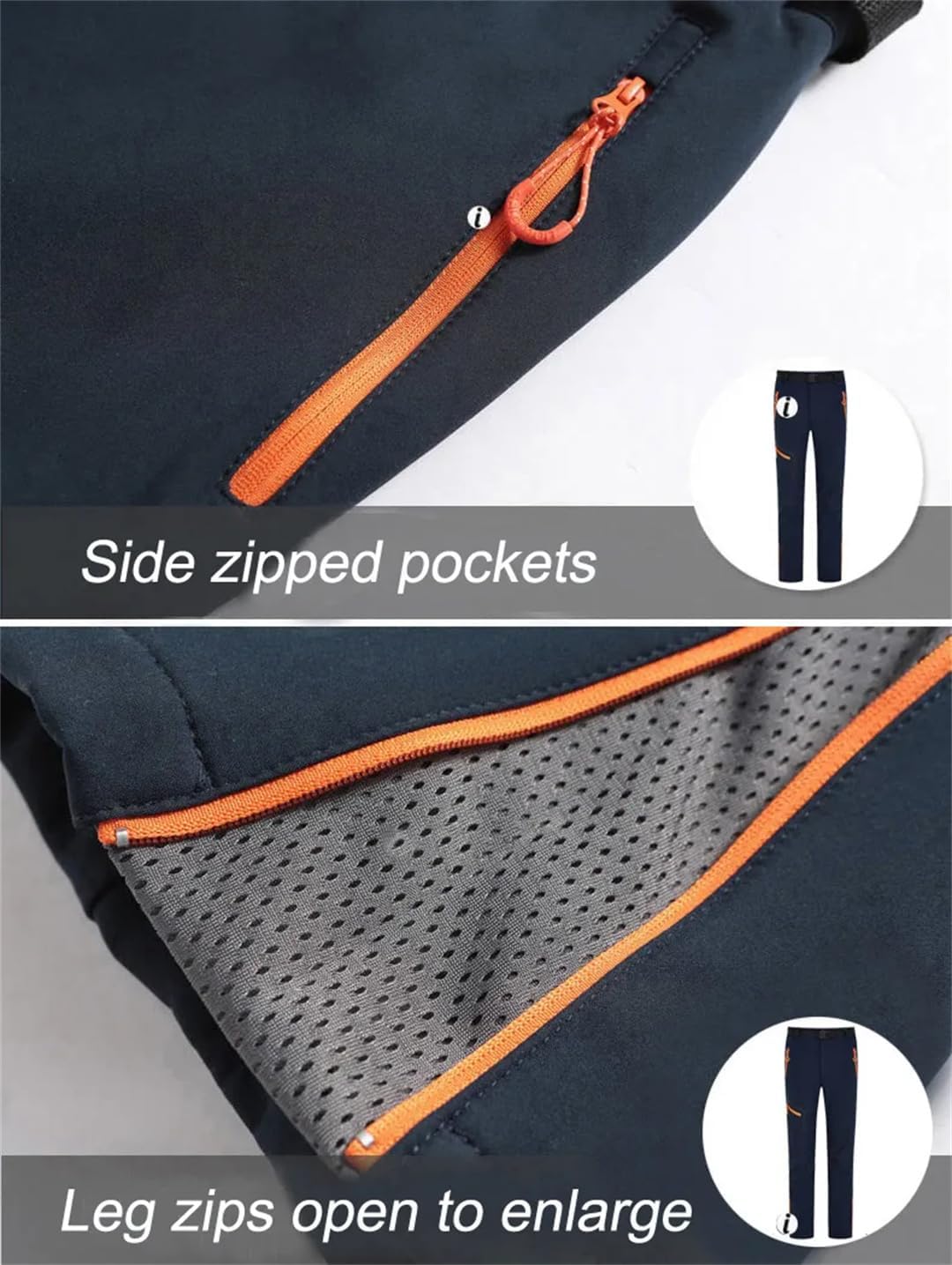 Men Winter Trekking Outdoor Waterproof Mountain Camping Hiking Softshell Fleece Breathable Jacket And Pants