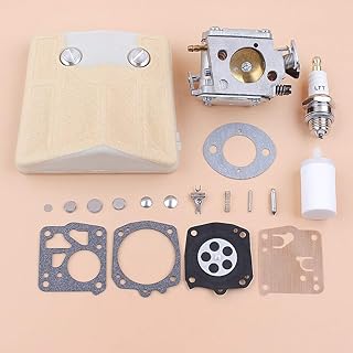 Kit de reparo de diafragma de filtro de ar de carburador compatível com Husq-varna 61 66 266 503280316 motosserra Tillotson HS-254B carburador RK-23HS