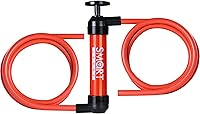 SMART JERRY Hand Siphon Pump - Multi-Use Fluid Transfer Pump for Oil, Gas, Antifreeze, Fish Tanks, Lawn Mowers - 2.5-3 GPM Fast Transfer