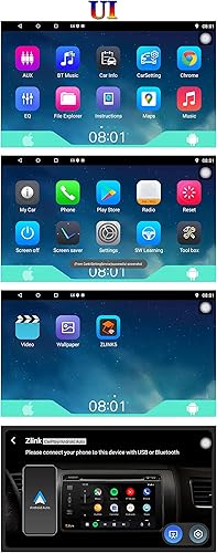 Miniatura 5 de para Porsche Cayenne (2003-2010) Android 10 Unidad principal estéreo para coche en Dash Radio de coche Navegación GPS 9 pulgadas 2.5D pantalla