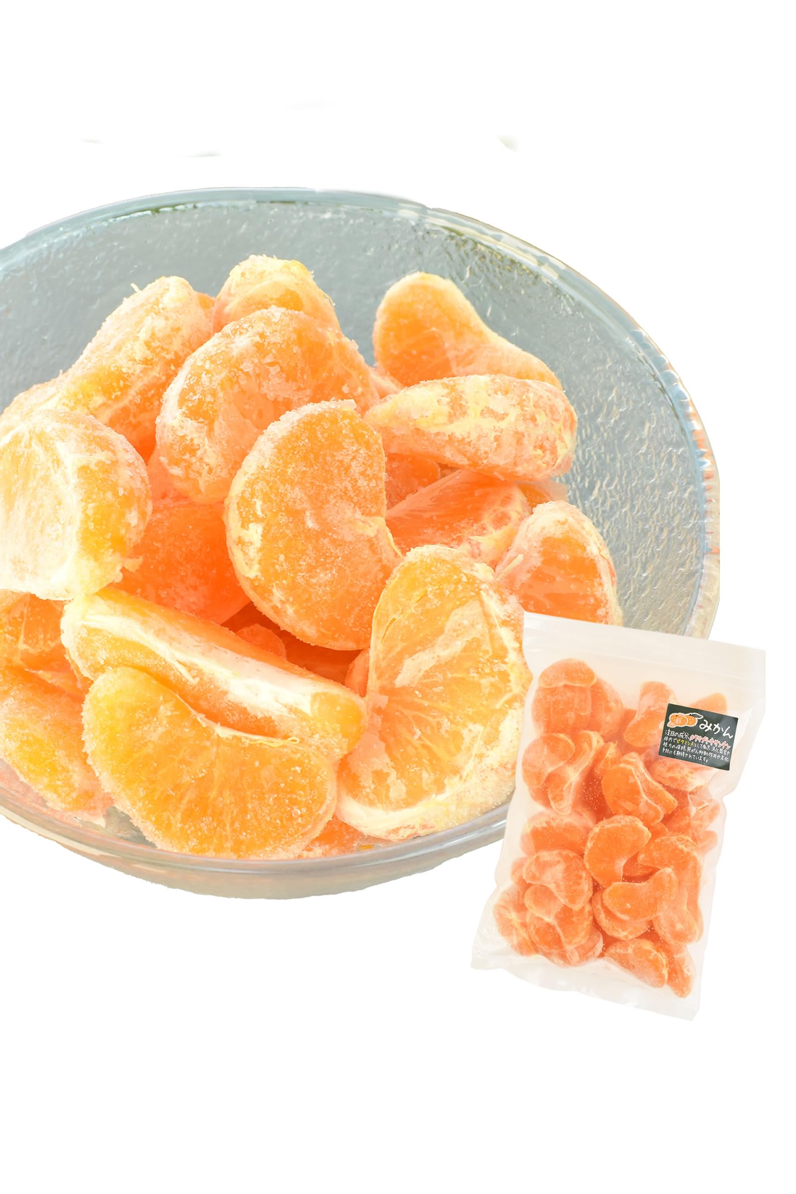 Amazon.co.jp: 冷凍みかん 国産 皮なし 500g ミカン 蜜柑 冷凍