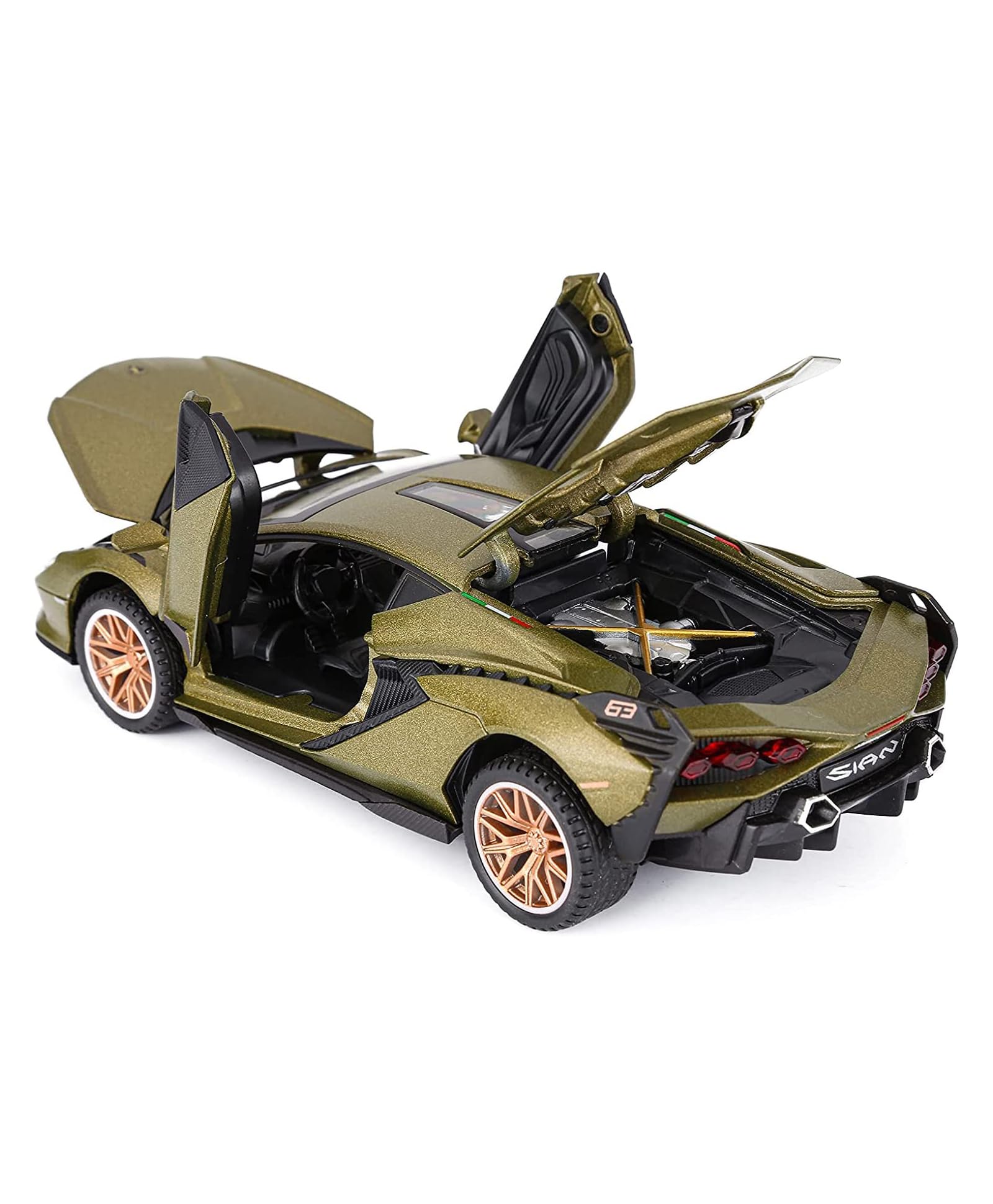 Fun Flickers ( Sport 1:24 Big Size Diecast Scale Model Alloy Metal Pull Back Toy car for Kids with Openable Doors & Light, Music Toy Vehicle for Kids - Colors as Per Stock (B0CRCGD5ZL) Amazon Price History, Amazon Price Tracker