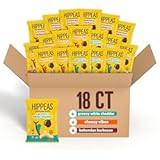 Hippeas Chickpea Puffs, Variety Pack: Vegan White Cheddar, Nacho Vibes, Barbecue, Sriracha, 0.8 Ounce (Pack of 18), 3g Protein, 2g Fiber, Vegan, Gluten-Free, Crunchy, Plant Protein Snacks