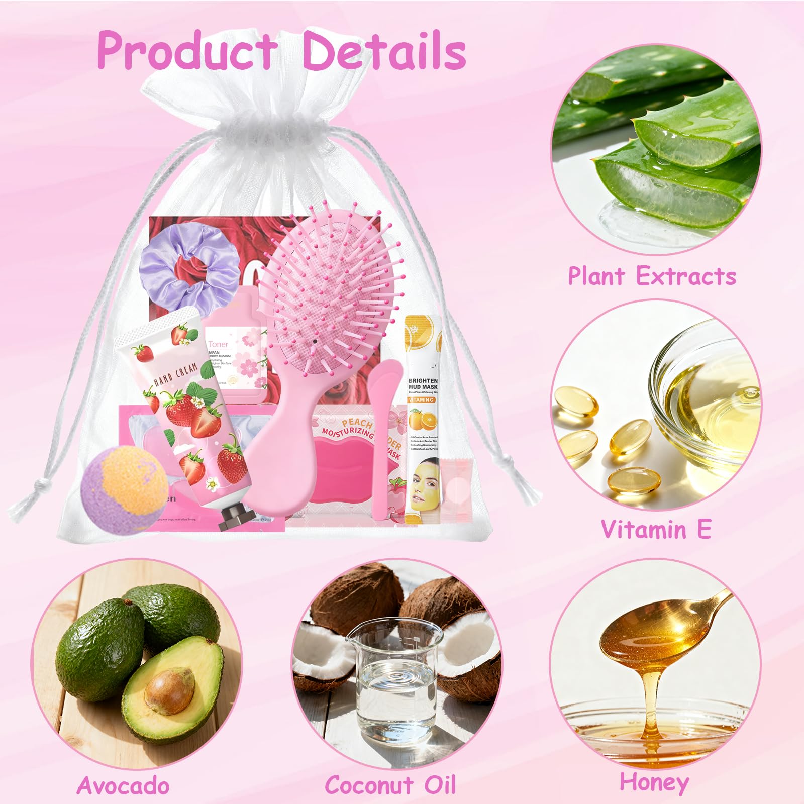 130-Piece Spa Party Supplies Kit with Skincare, Beauty Accessories and Gift Bags