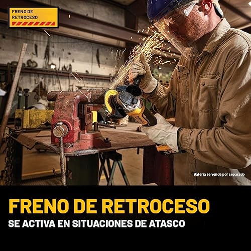 Vista 5 de DEWALT Juego de taladro y amoladora de 20V MAX, set de herramientas eléctricas, incluye 2 baterías y cargador (DCK231E2)
