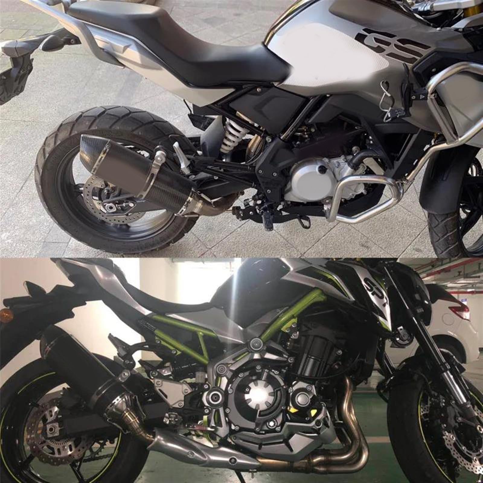 Motocicletta Tubo di Scarico Universale per Moto Modificato Db Killer Muffler Tubo De Escape Moto per B&M&W G310GS G 310 GS