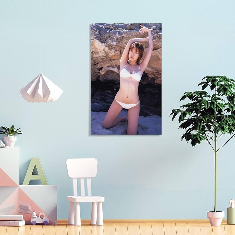 Amazon.co.jp: 森下千里写真ビキニ水着ポスター絵画 印刷