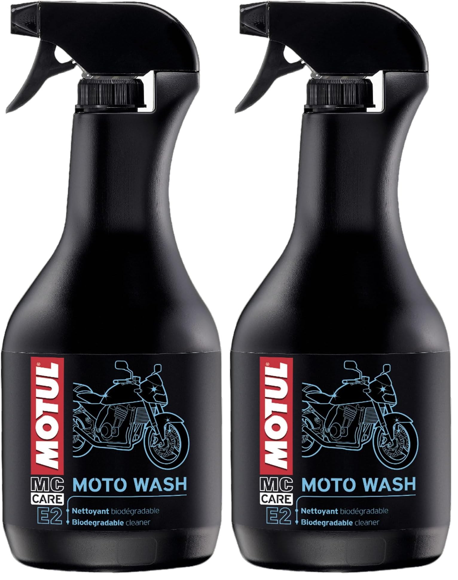 Motul 105505 Moteur E2 Moto Wash, 1 L, SHAMPOOING (Lot de 2)