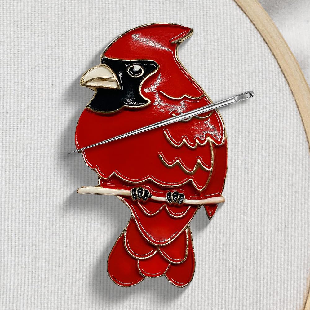 Needle Minder Magnet, Magnetic Needle Minder, Needle Minders Magnetic Cross Stitch Accessories, Magnetic Needle Holder (Bird)