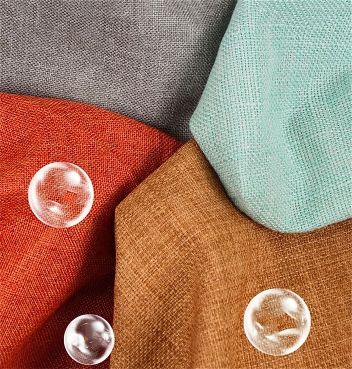 Round Seat Cushion, Set of 1/2/4 High Stool Round Chair Cushion Sponge Seat Pad Round Stool Chair Pad with Ties (Color : Golden Orange, Size : 45 * 45cm(Set of 2))