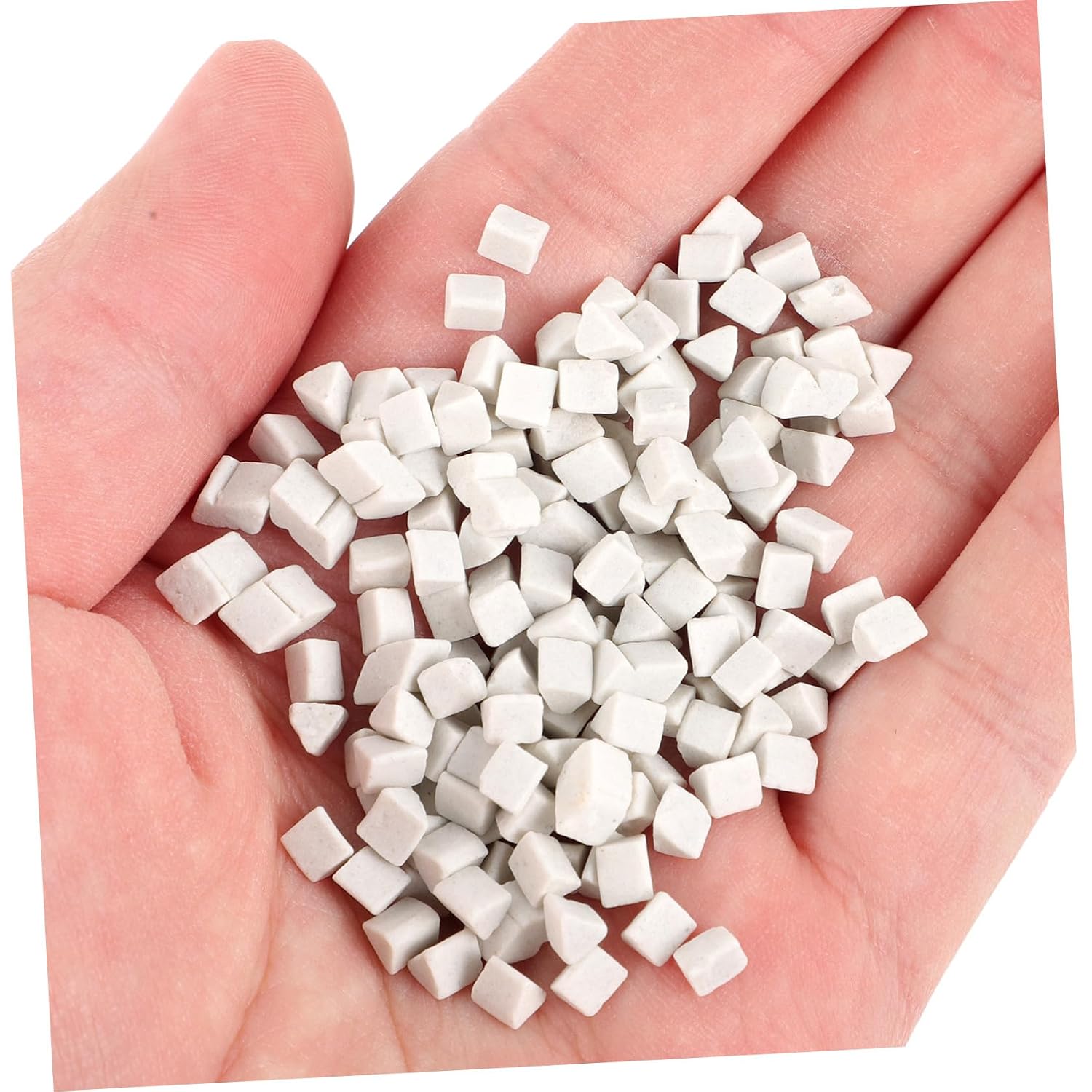 Triangular Ceramic Tumbling Media 1kg for Jewelry and Stone Polishing