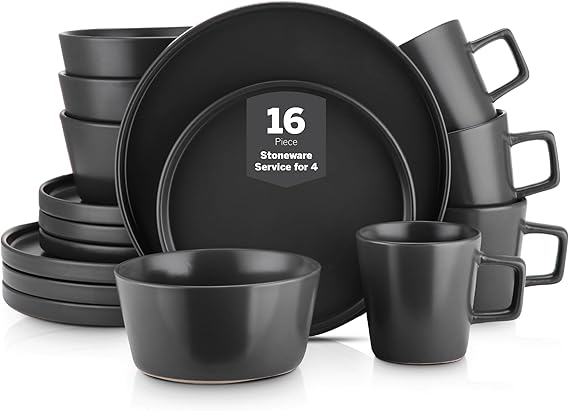 Stone Lain Celina Stoneware 16 Piece Dinnerware Set