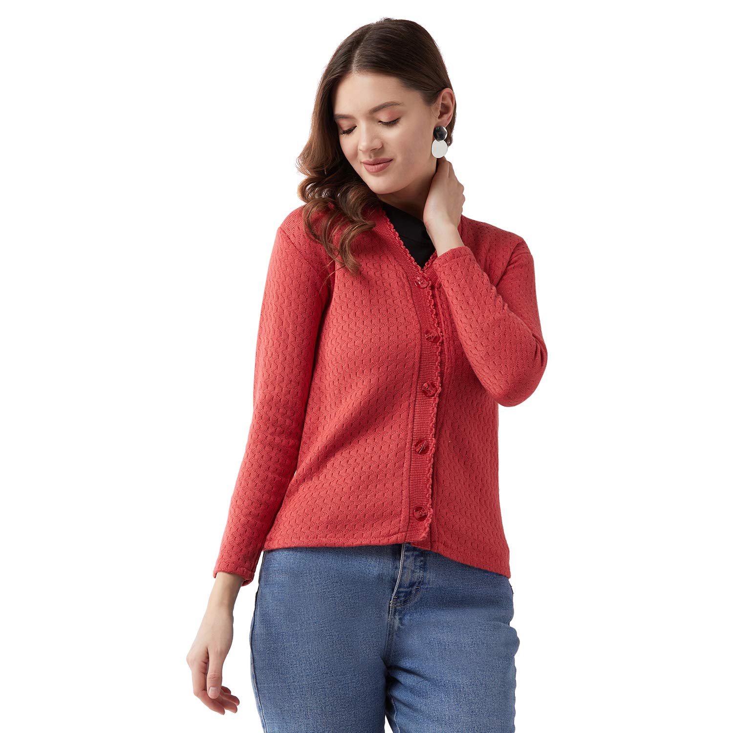 Women's Blended V-Neck Sweater