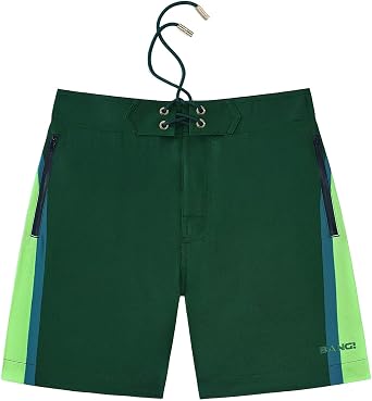 Bang Mens Swimwear - Flex Boardshorts - Ajdustable Fit Long Above-Knee Cut Stretch Quick Dry Surf