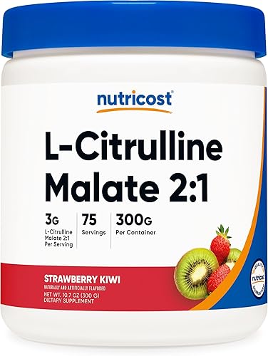 Miniatura 6 de Polvo de L-citrulina Nutricost L-Citruline Malate, 1