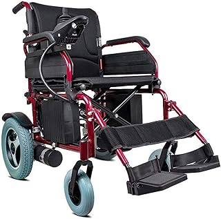 Sillas de ruedas eléctricas para adultos Mejor Calificación de ruedas motorizadas eléctricas Exclusive Deluxe Fold plegable for sillas de ruedas de energía, peso ligero plegable Llevar Silla de ruedas