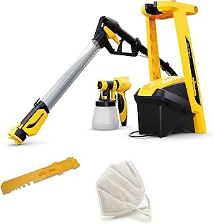 WAGNER Système de Peinture par pulvérisation W 950 FLEXiO pour peintures murales, Vernis & lasures à l'intérieur & à l'extérieur, 15 m²-5 Min, réservoir 800 ML, 630 W, Tuyau 3,5 m