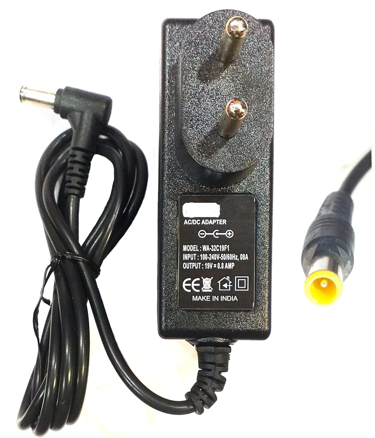 LG 19V 0.8A Power Adapter Charger Compatible for LCD & LED Monitor | AC to DC Power Supply Adapter | Durable Replacement Charger | Black-image-28