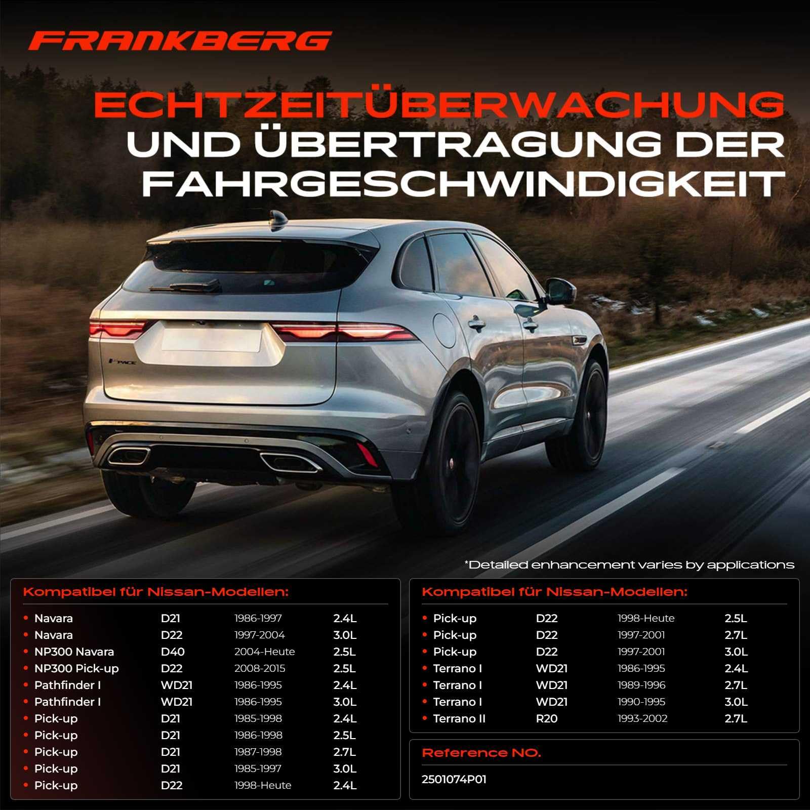 Czujnik prędkości 2-pinowy do Navara D21 D22 NP300 D40 D22 Pathfinder I WD21 Pick-up I II III D21 D22 Terrano I II WD21 R20 Xterra WD22 2.4L-3.0L 1985-09114666 03