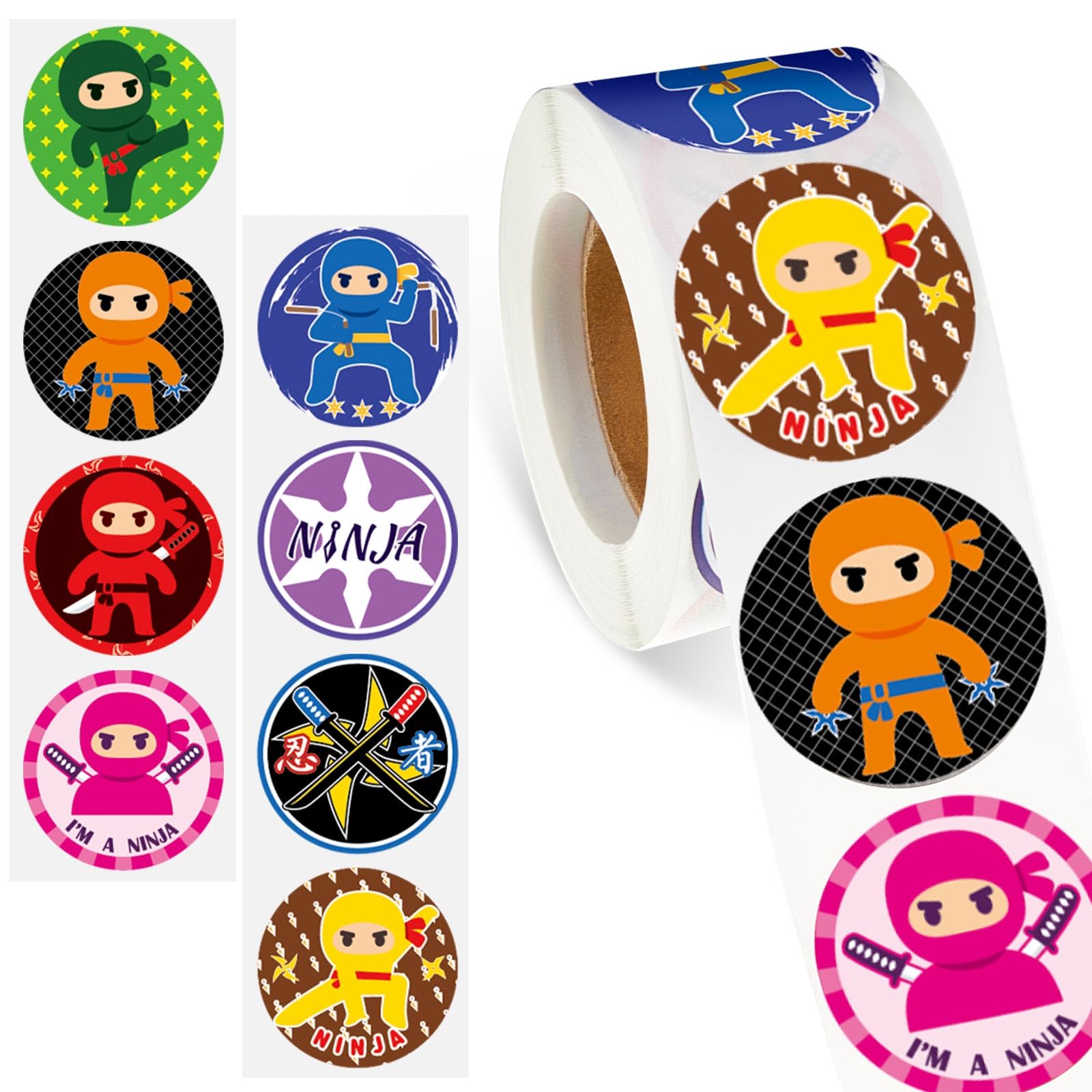 Autocollants Ninja imperméables pour protéger et personnaliser les objets des enfants