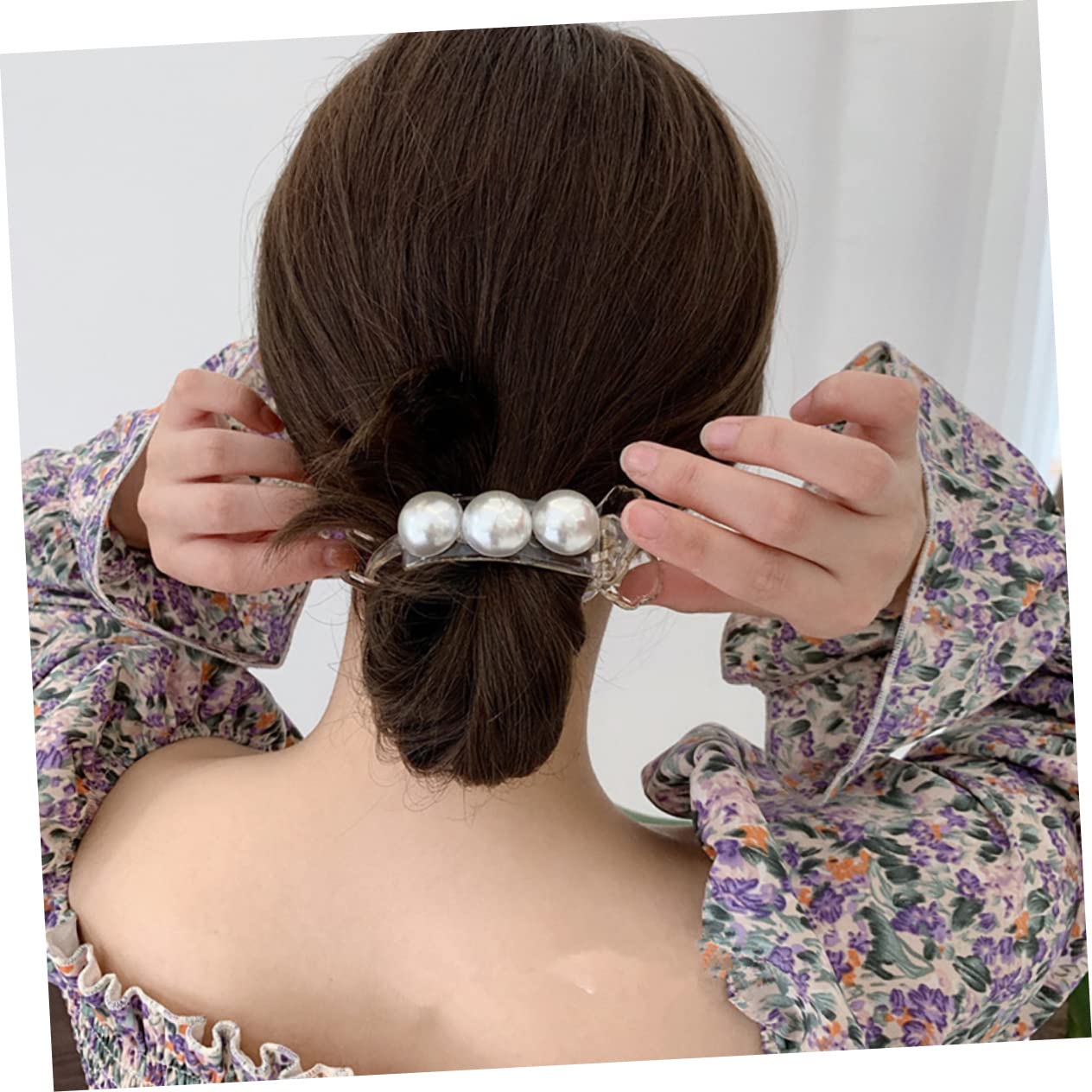minkissy 12 Piezas Horquilla De De Caballo Cabello Garras De Pelo Sostenedor Del Pelo De La Espalda Clip De La Garra Del Pelo De Las Mujeres Pequeño Gran Horquilla Simple