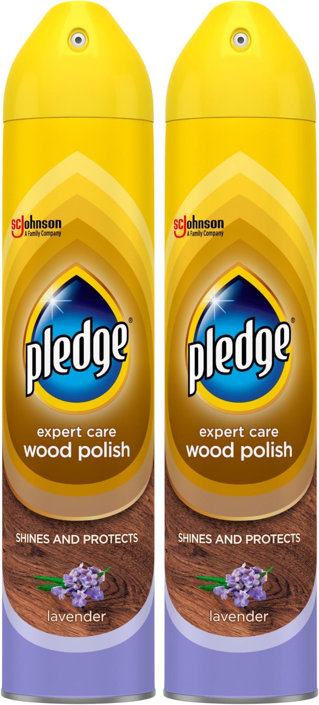 Pledge Beautify It Enhancing Polish Lavender 250ml (Pack of 2)