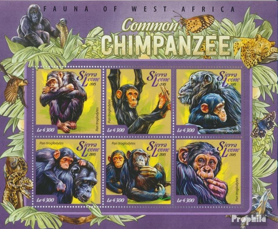 sierra leone sierra-léonais bloc-feuillet 727 (complète edition) neuf avec gomme