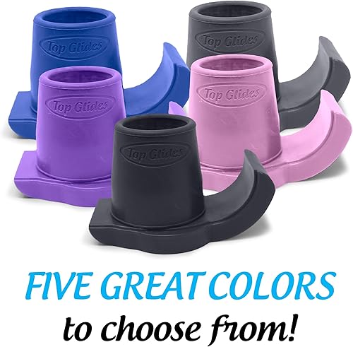 Miniatura 8 de Top Glides DuraSki - Esquís Walker Glide extra duraderos para tubos de 1 18 pulgadas (morado)