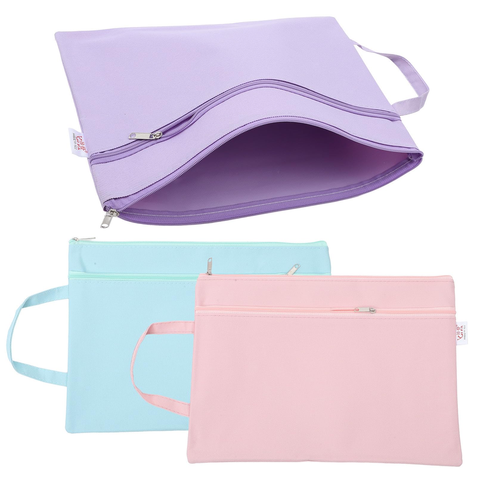 3 Bolsas Cierre A4 Impermeables de Gran Capacidad para Proteger Documentos 8
