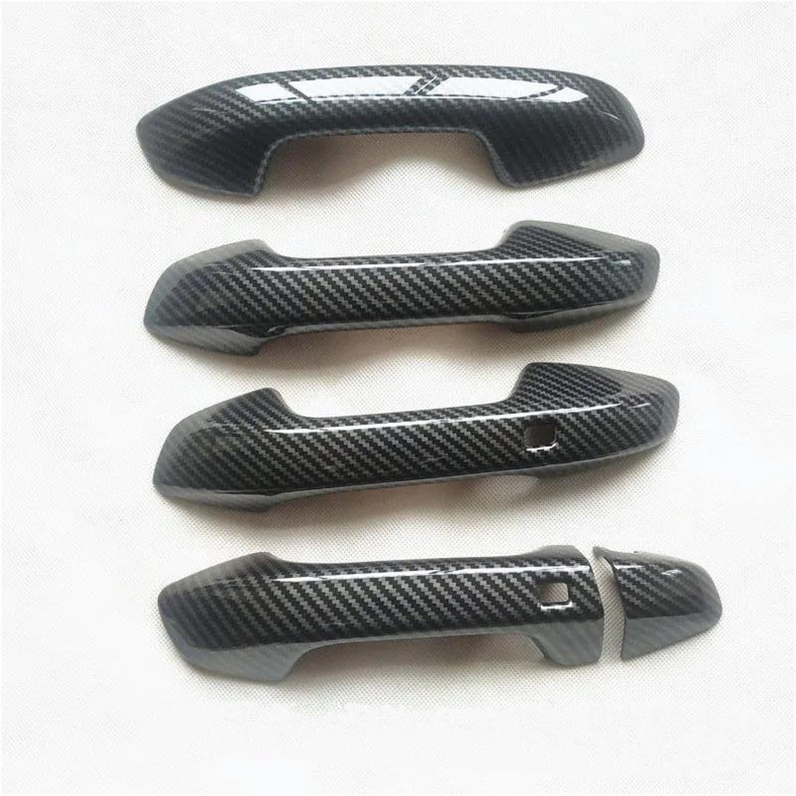 UJNHEQ Door Handle Cover Trim for Kia for Forte for Cerato K3 BD 2019 2020 2021 GT Car Plastic Imitation Carbon Fiber(RHD)