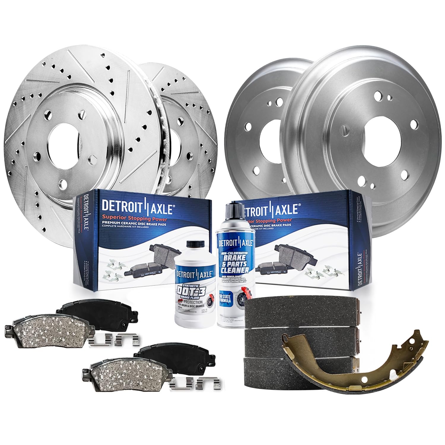 Detroit Axle Complete Brake Kit