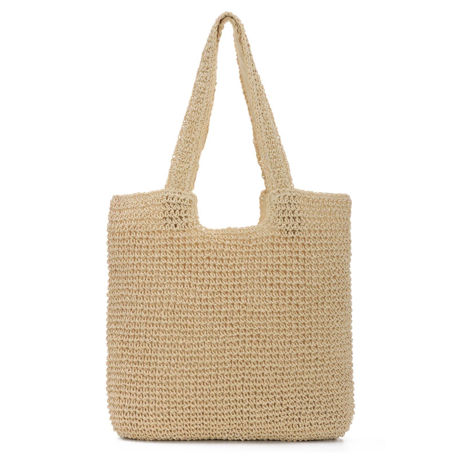 Straw Beach Bag for Women Summer Woven Tote Bag Shoulder Handbags