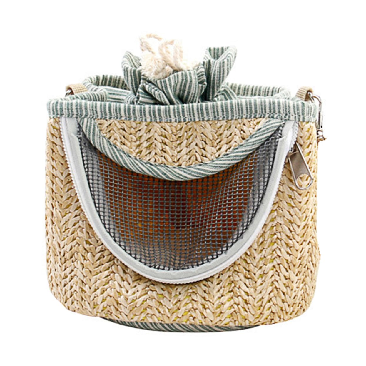 Mikikit 1Pc Portable Pet Carrier Bag for Hamsters Soft Comfortable Outgoing Pet Bag Multi Purpose Design for Pets Random Color for Travel Relaxation and Playtime