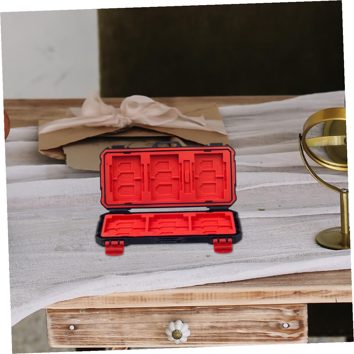 Memory Cards Case Holder, ABS Protective Box for Portable Storage