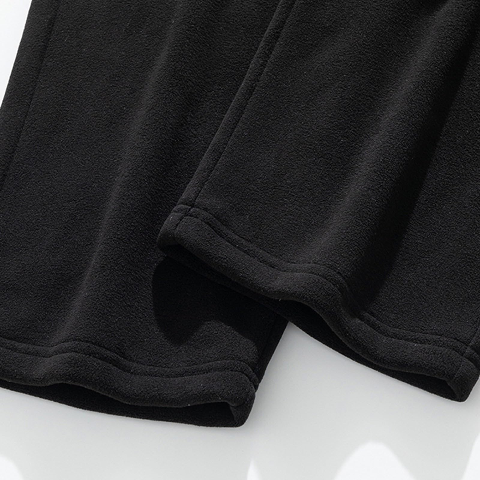 Freizeit-Fleecehose für Herren, Locker Geschnitten, Gerades Bein Haushose Herren Baumwolle Polyester Jogginghose Jogging Hose Arbeitshosen Stretch Dschungelcamp Hose