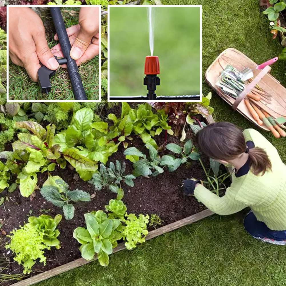 Rakiuty Sacabocados Riego por Goteo, Herramienta Perforadora de Manguera 3-4 mm, Mini Perforadoras Tuberías Agua, Tubos Cabeza Toro, para mangueras de riego de Jardines, 2 Piezas
