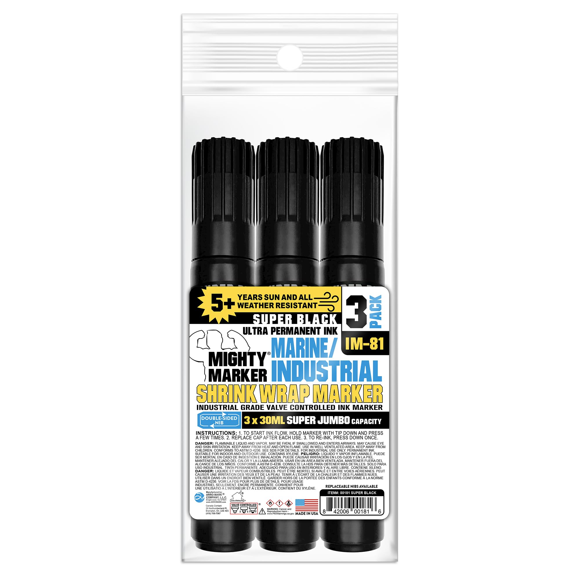 Amazon.com: Mighty Marker IM-81 Super Jumbo Marine/Industrial 