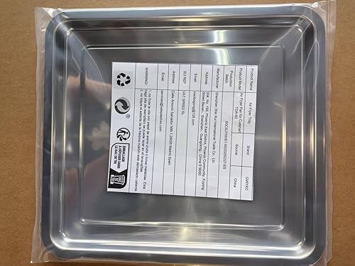 Miniatura 10 de Bandeja de repuesto para freidora de aire Cuisinart TOA-60 TOA-65 TOA-70, horno de convección para freidora de aire tostadora, 12.4 x 11 pulgadas,