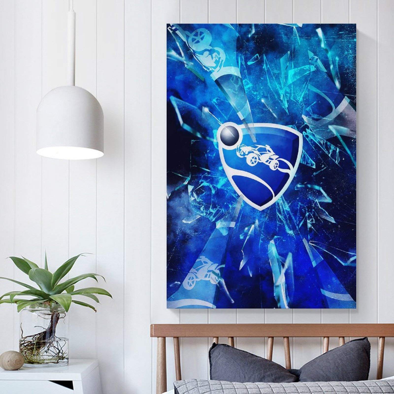 Rocket League Game Art Poster moderne sur toile pour décoration murale d'intérieur ou bureau 50 x 75 cm Rocket League Game Art Poster moderne sur toile pour décoration murale d'intérieur ou bureau 50 x 75 cm