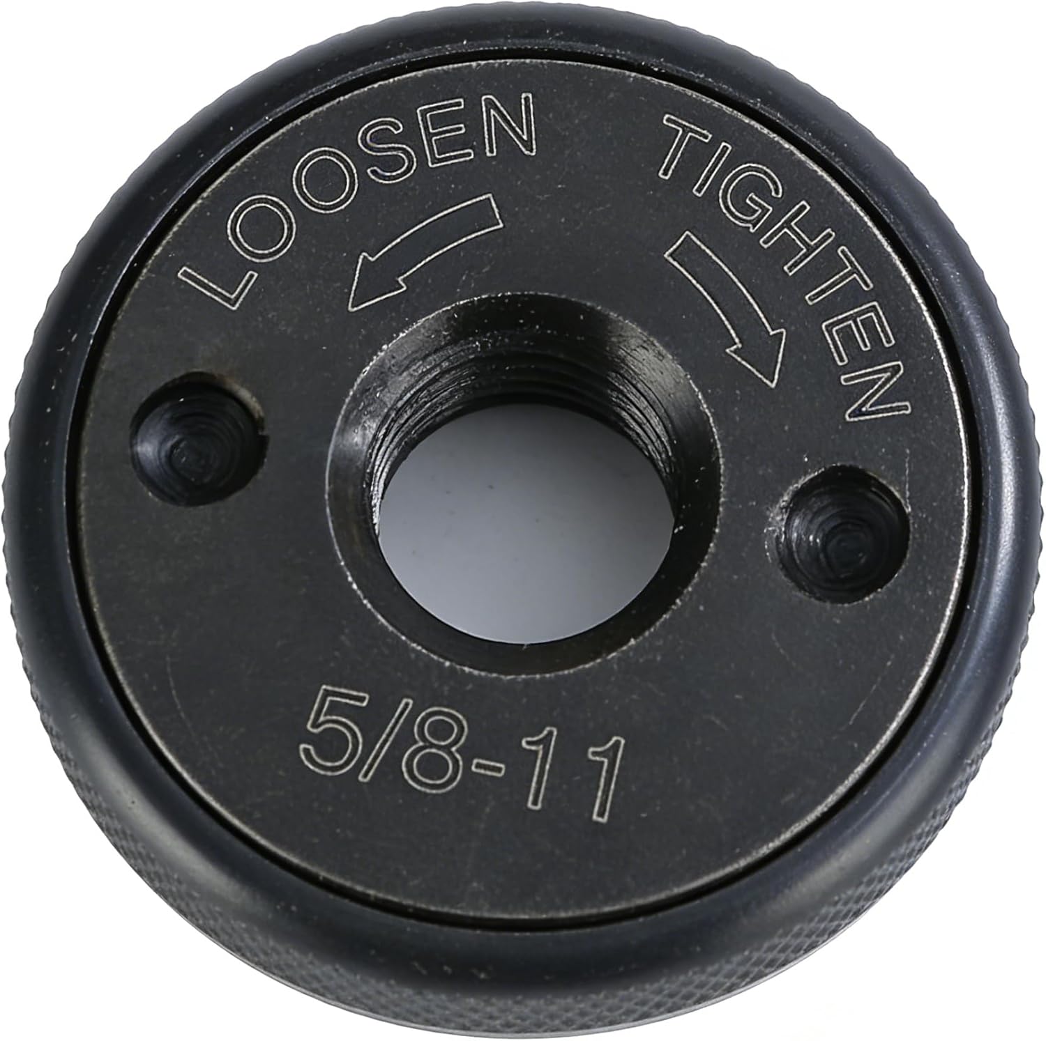 5/8"-11 Angle Grinder Flange Nuts-Tool-Free Quick Release Locking Kit, Self-Locking Arbor Nut for 4-1/2" 5" 7" 9" Grinders