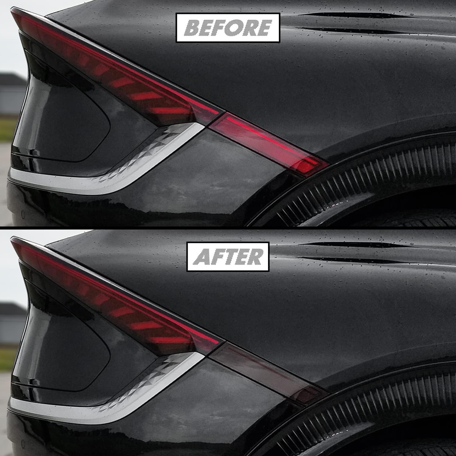SlickMod PreCut Vinyl Smoke Tint for 2022-2023 Kia EV6 Tail Light (20% Dark Smoke, 1. Taillight), SM-KI-EV6-2223-TL