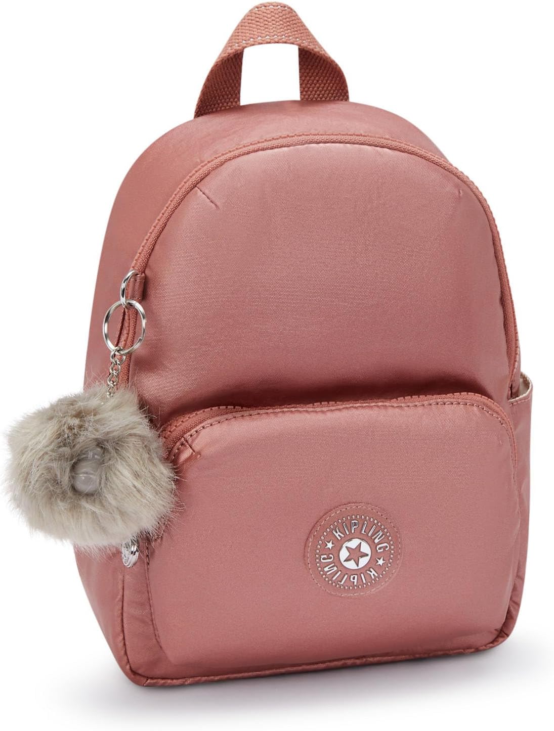 Kipling Zinna Metallic Backpack Metallic Maple