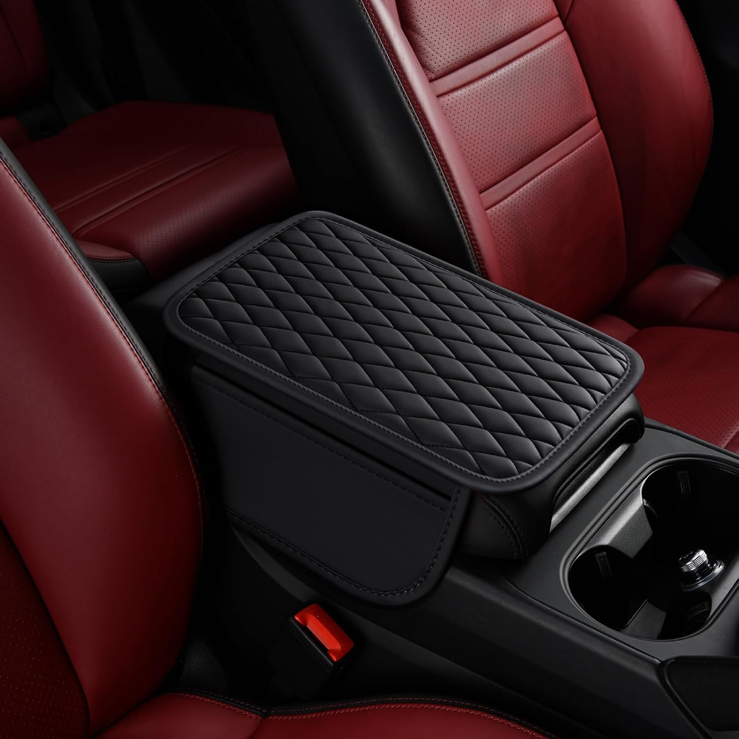 H-Quenby Microfiber Leather Center Console Armrest Cover for Mazda CX-9 (2016–2025)