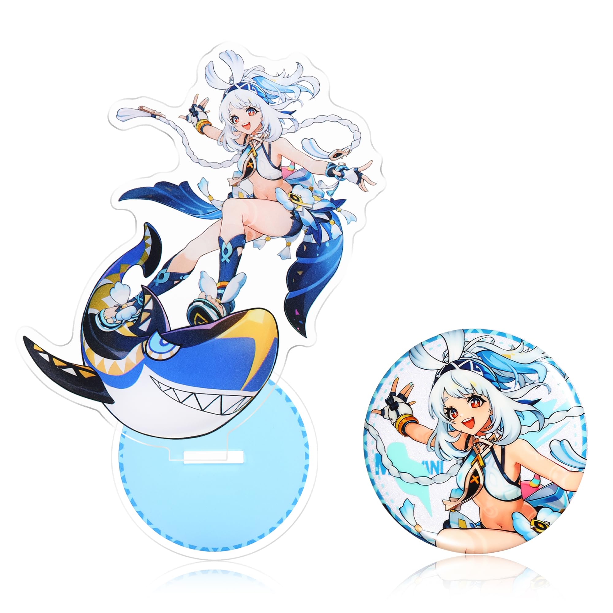 UTIEHD Genshin Impact Acrylic Character Standee - Collectible Stand Merch Display Featuring for Fans (Mualani)