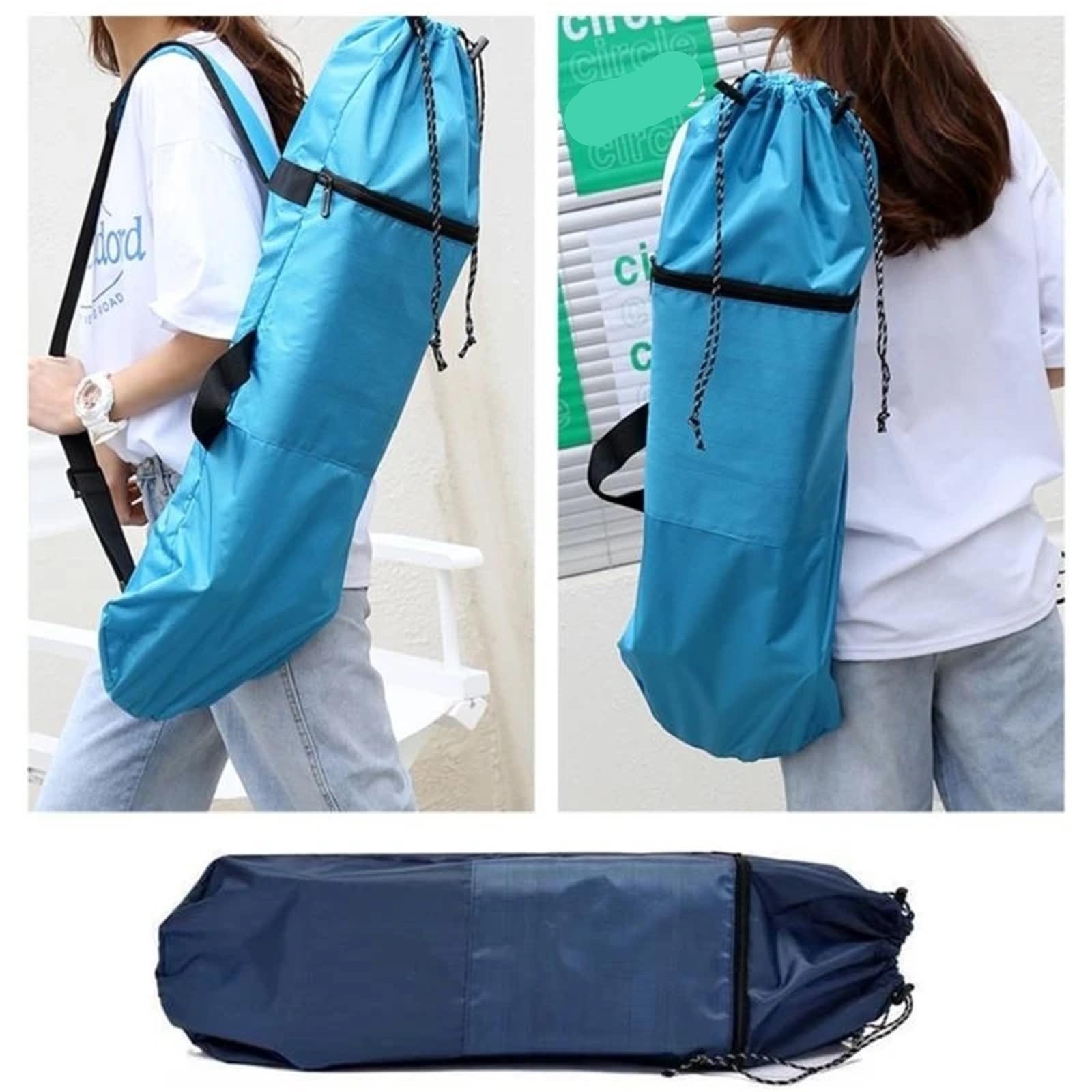 Sac de Skateboard Sac à Dos de Skateboard Grande capacité, Sac Transport Portable, Main pour Accessoires Sport Plein air