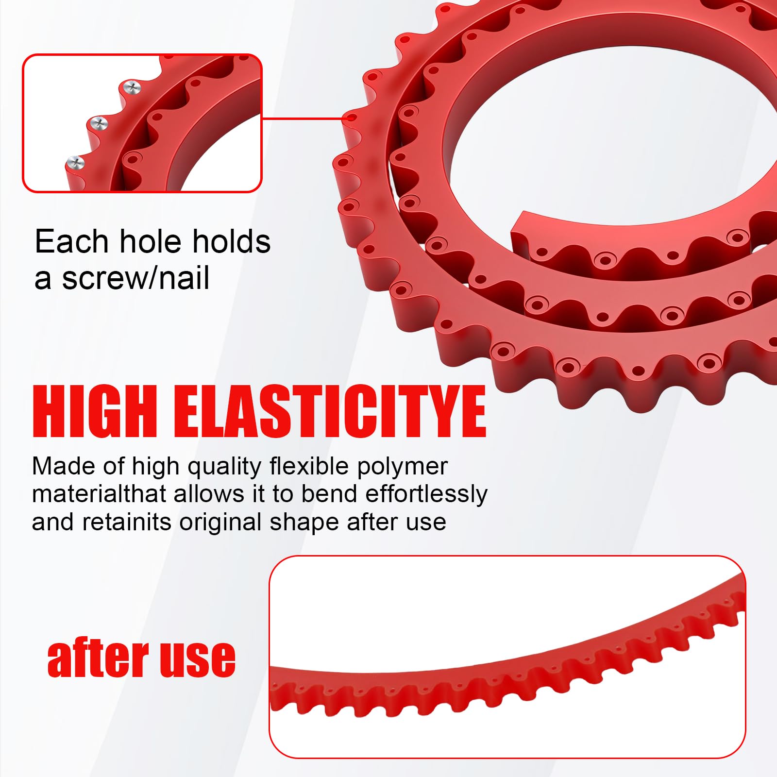 Sagoma per Fresatura Curva 2 m, Righello Curvo Flessibile per Lavorazione Legno