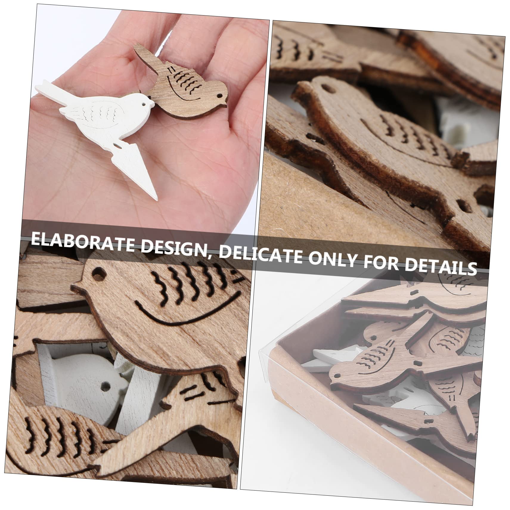 Abaodam 216pezzi Decorazioni Legno Per Pasqua Fette Decorative Con Motivi Cartoon Per Feste Primaverili e Progetti Per Creare Atmosfere Accoglienti e Festose