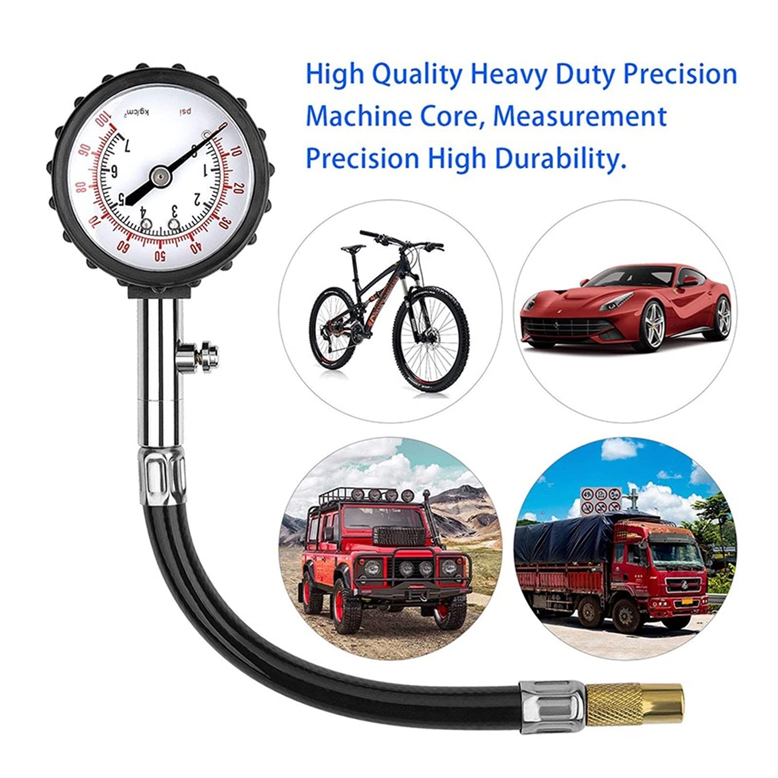Strumenti di controllo della pressione dei pneumatici Digital Rapid Pneumatici / Tire Deflator Auto Trucks Automobile Pneumatico Manometro Air Deflars Veicolo fuoristrada 4WD 4X4. Accessori con pressi