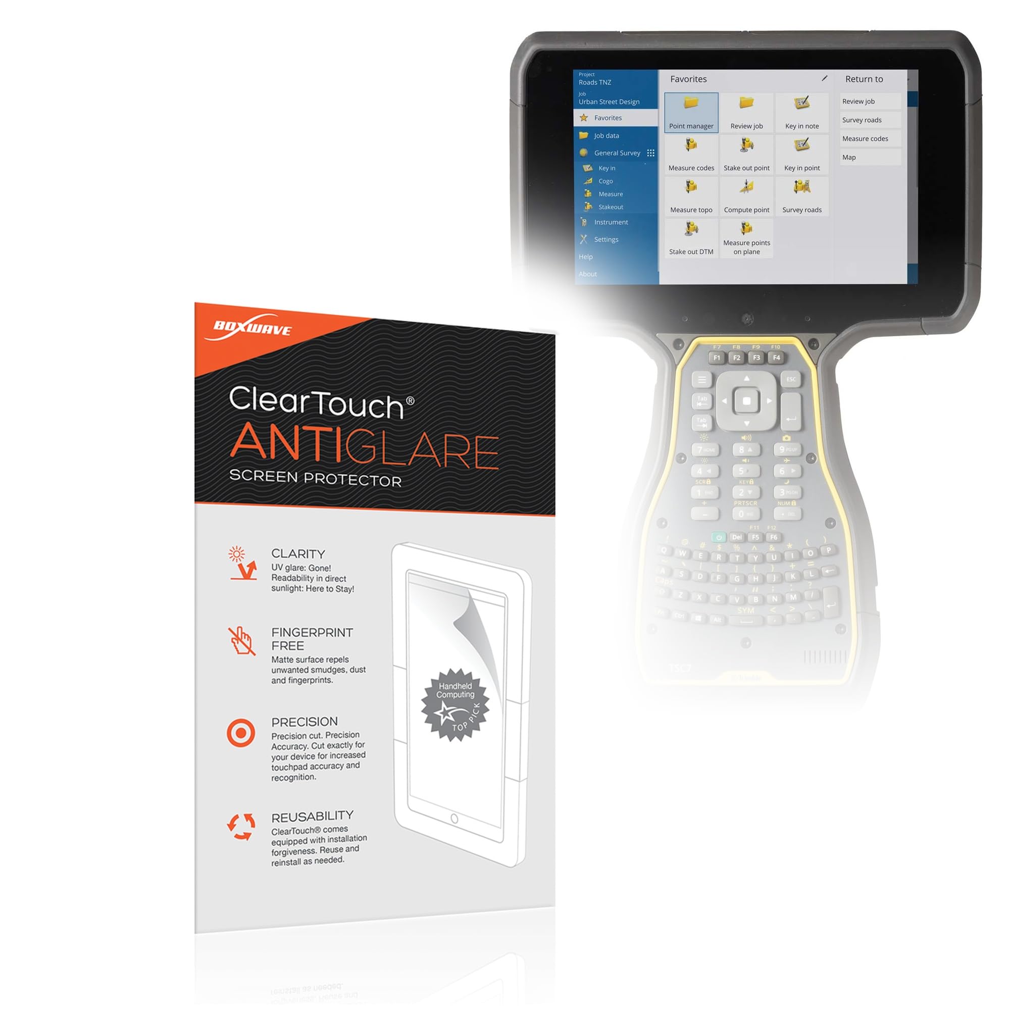 Amazon.com: BoxWave Screen Protector Compatible with Trimble TSC7