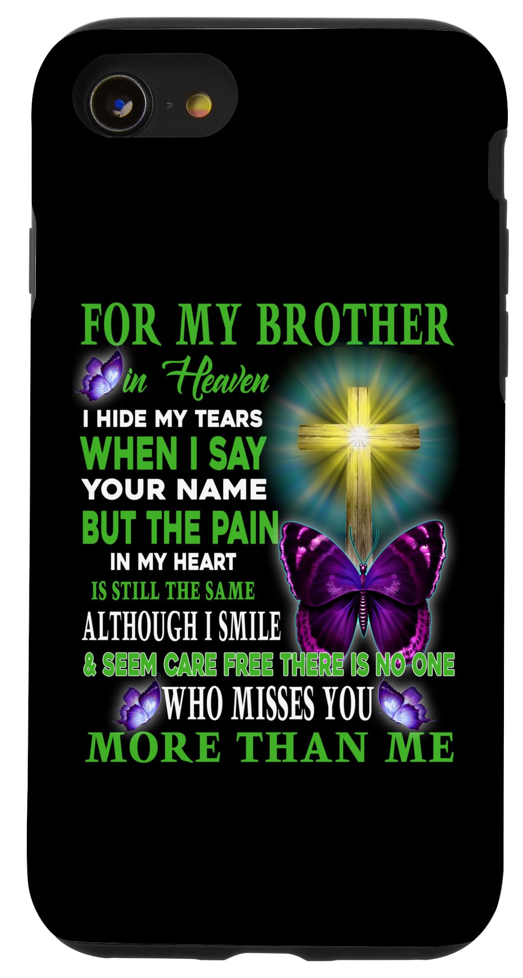 iPhone SE (2020) / 7 / 8 for Brother Lives In Heaven Missed Memorial Of My Brother Case